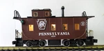 Aristocraft 42104 Pennsylvania Steel Long Lighted Smoking Caboose. Fixed Price $98.95.