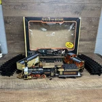 Vintage Gold Rush Express G-scale Train Set By New Bright No. 186-WITH Box. Fixed Price $75.00.