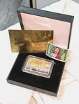 Jesus 10 Commandments Silver Gold Bar Coa Box Coin Stamp Case Cross Xmas Uk. Fixed Price $54.00.