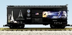 Usa Trains R19156 G Scale Space Force Black Steel Boxcar, Military Series. Fixed Price $84.95.