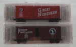 Nos Micro-trains Great Northern Railway Scale Special Run Box Car Set. Fixed Price $79.95.