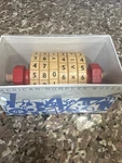 Putnam Learning Tool Wood Math American Numbers Wheel Vintage Box Included. Fixed Price $11.25.