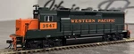 Atlas Ho #10000976 Western Pacific GP40-2 Phase Diesel Locomotive #3547 Lnib!. Fixed Price $147.98.