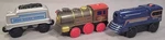 Lionel Thomas Wooden Railway Battery-operated Jupiter, 6100 Torpedo, Coal Car. Fixed Price $21.95.