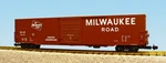 Usa Trains Scale 60 Ft Single Door Box Car R19418A Milwaukee Road. Fixed Price $154.99.