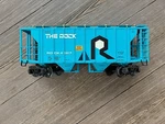 Aristocraft G-gauge Rock Island 2 Bay Covered Hopper. Fixed Price $91.00.