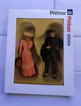 Preiser Pastor And Lady #45054 Scale Vintage New Box. Fixed Price $55.00.