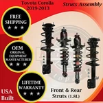 Monroe Oem Front & Rear Struts For 2009-2013 Toyota Corolla 1.8L Usa Built Car. Fixed Price $506.86.