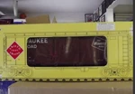Aristocraft Art 46015 Milwaukee Road Steel Box Car. Fixed Price $110.00.