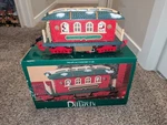 Very Rare Dillards Bears Passenger Car W/ Box New Bright Holiday Express Train. Fixed Price $199.95.