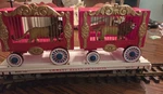 Bachmann Emmett Kelly Jr. Circus 2 Cage Cars Lions + Flatcar G-scale. Fixed Price $32.88.