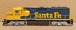 Athearn 77826 Sante Fe Gp 50 Powered Locomotive #3839 Ho Scale Train W/box. Fixed Price $89.99.