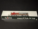 Kato Scale Diesel Locomotive Emd F7A Atsf Santa Fe #300. Fixed Price $75.00.