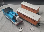 Lionel 711920 Scale Thomas Lioncheif Set Engine, Annie, Clarabel & Track. Fixed Price $100.00.