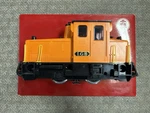 + Lgb Scale 2060 Orange Schoema Cfl 150 Diesel Locomotive Lnib. Fixed Price $195.00.