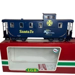 Lgb 43710 Santa Fe Atsf Caboose Queen Mary Gauge W/box Near Mint 009. Fixed Price $580.00.