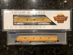 Broadway Limited 8854/KATO 176-5355 Scale Union Pacific E9A-B Set #961 #962B. Fixed Price $225.00.