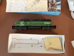 Athearn Burlington Northern Locomotive Model #6147. SD-9 Powered Diesel 6483. Fixed Price $64.00.