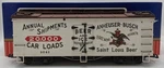 Usa Trains R1641 G Anheuser Busch Reefer/box. Fixed Price $32.79.