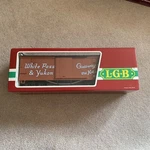 New Sealed Lgb Scale 4167 W.p.&y.r., White Pass Box Car 1988 Ed.. Fixed Price $78.78.