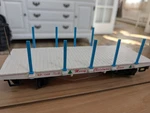 Lionel-g Scale-merry Christmas Lines- Stake Flat Car N.p. 7508. Fixed Price $22.40.