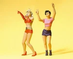 Preiser 45147 Scale Sports & Recreation Pop Star W/fan PKG(2). Fixed Price $45.99.