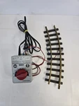 Lgb 50081 Transformer & 5016 Connecting Wire Track Clamps. Fixed Price $99.89.