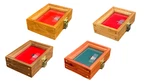 Wood Display Case 7X5X2 Glass Top Cedar Cherry Oak Or Walnut Usa Made Box. Fixed Price $30.89.