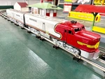 American Flyer 360 & 364 Santa Fe Diesel Locomotive Set #365 (#141). Fixed Price $180.00.