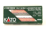 Kato N-scale #106-0802 PA-1 & PB-1 Locomotive Set Southern Pacific #6007 #5912. Fixed Price $299.99.