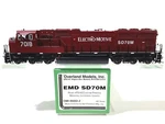 Overland Omi Emd SD70M Demonstrator #7018 Ho Brass Model #6602.2. Fixed Price $899.95.