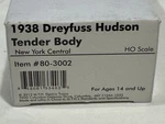 Ho Mth 80-3002 1938 Dreyfuss Hudson Tender Body New York Central Shell. Fixed Price $160.00.