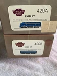 Ho Scale Broadway Limited Bli 420 Prr #9642 Emd F7 Ab Set. Fixed Price $279.89.