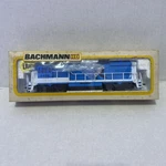 Bachmann Ho Diesel Locomotive The Rock 4425 Lighted Blue White Black Nib. Fixed Price $67.49.