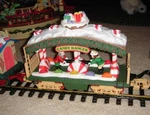 New Bright Holiday Express Candy Dancer Train Car Animated Scale Rw Video. Fixed Price $24.50.