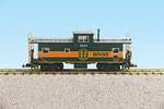 Usa Trains Scale 12111 Bnsf Extended Vision Caboose Green/orange. Fixed Price $209.99.