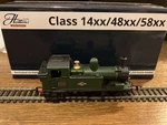 Hattons Railways Gwr Model 14XX/48XX/58XX Tank Engine Oo Br Green Unlined H1416. Fixed Price $150.00.