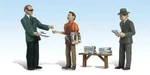 Woodland Scenics Scale Figures Ned's Newsstand A2559. Fixed Price $33.87.