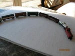 Atlas 2121 Fm "c" & Sf Engine, Scale, 7 Rr Cars. Fixed Price $100.00.