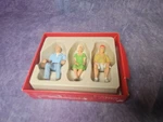 1/22.5 Scale Preiser 45080 Seated Persons Figures 3-PACK New. Fixed Price $44.99.