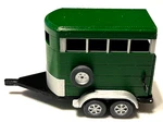 Scale Horse Trailer Green Ready To Go For Lionel Mth Model Rr Layouts. Fixed Price $13.50.