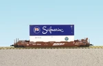 Usa Trains R17138 Bnsf Speed Logo Intermodal Car With Containers #2. Fixed Price $237.39.