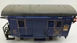 No Box Lgb 1985 104TH Anniversary Scale Blue Lighted Postal Train Coach #3019. Fixed Price $99.99.
