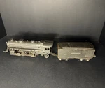 Lionel # 204 2-4-2 Locomotive + 01689W Whistle Tender Gunmetal 027 Prewar. Fixed Price $114.99.