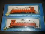 New Sealed Vintage Ahm Illinois Central Gulf #1007 Set Of 2 Engines Rare. Fixed Price $157.50.