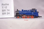 Marklin Z 140 Year Anniversary Blue BR74 Tank Locomotive 5-POLE Scale Gauge. Fixed Price $159.95.