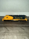 Vintage Athearn Santa Fe Diesel Locomotive 5707 Yellow Black Ho Scale Model. Fixed Price $24.99.