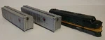 Shells Only"ho" Northern Pacific F7A Athearn 6011A Diesel & 2 Refrigeration Cars. Fixed Price $15.00.