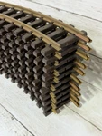 Lgb Lehmann 1988 Curved Train Track Lot Of 10 R600MM Brass Scale. Fixed Price $139.99.