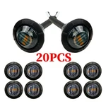 Smoked Lens Amber Side Marker Lights 20PCS W/ Screws 40PCS High Brightness Usa. Fixed Price $21.27.
